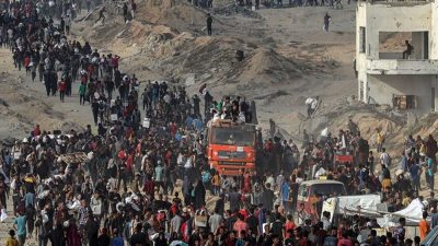 Gencatan Senjata,Puluhan Ribu Pengungsi Palestina Kembali ke Gaza
