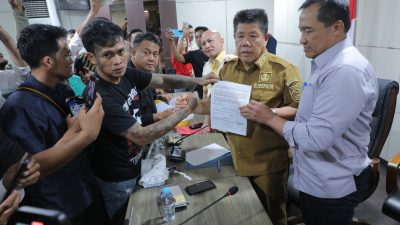 Aksi Unjuk Rasa Di Batalkan 6 November Nanti Setelah Pertemuan Gubernur dan Aliansi Tambang Rakyat Sepakat