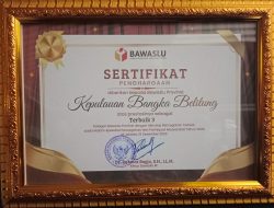 Tutup Tahun 2025 dengan Prestasi Nasional, Bawaslu Babel Raih Sejumlah Penghargaan dari Bawaslu RI