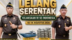 Kejari se-Babel Gelar Lelang Serentak, Pasir Timah Miliaran hingga Honda CR-V Siap Dilelang