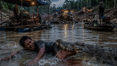 Tragedi Radit Belum Usai, Dugaan Aktivitas Tambang di Habitat Buaya Kembali Muncul